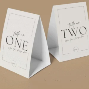 Tent Cards
